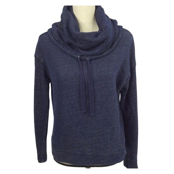 Lauren by Ralph Lauren Tops - Ralph Lauren LRL sweatshirt cowl funnel neck preppy fall S